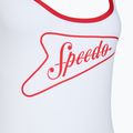 Dámske jednodielne plavky Speedo Solid Bound Scoop high risk red/bright white 3