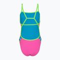 Dámske jednodielne plavky Speedo Solid Tri neon flamingo 2