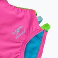 Dámske jednodielne plavky Speedo Solid Tri neon flamingo 3