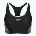 Dámske dvojdielne plavky Speedo Placement Raceback 2pc anthracite/clover 3