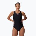 Dámske jednodielne plavky Speedo Placement Muscleback anthracite/clover