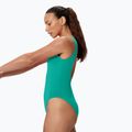 Dámske jednodielne plavky Speedo Solid High Neck peacock teal 3