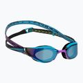 Plavecké okuliare Speedo Fastskin Hyper Elite Mirror mayan blue/smoke/tropical horizon