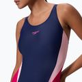 Dámske jednodielne plavky Speedo Colourblock 2.0 peacoat/pink 4