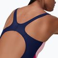 Dámske jednodielne plavky Speedo Colourblock 2.0 peacoat/pink 5