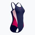 Dámske jednodielne plavky Speedo Colourblock 2.0 peacoat/pink 8