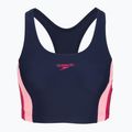 Dámske jednodielne plavky Speedo Colourblock Splice 2.0 peacoat/pink 3