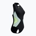 Dámske jednodielne plavky Speedo Ocean Flex Zip black/pale clover 8