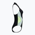 Dámske jednodielne plavky Speedo Ocean Flex Zip black/pale clover 9