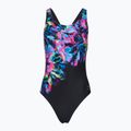 Dámske jednodielne plavky Speedo FL Placement Printed Powerback glitchy garden/black