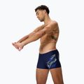 Pánske plavecké boxerky Speedo Medley Logo Aquashort peacoat/deep sapphire 5