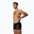 Pánske plavecké boxerky Speedo Medley Logo Aquashort anthracite/hrr 4