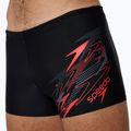 Pánske plavecké boxerky Speedo Medley Logo Aquashort anthracite/hrr 5