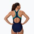 Dámske jednodielne plavky Speedo Colorblock Racerback peacoat/peacock teal 2