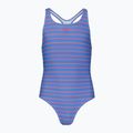 Detské jednodielne plavky Speedo Stripe Print Medalist periwinkle blue