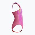 Detský jednodielny plavkový úbor Speedo Print Pulseback ružový/neónový fialový 7