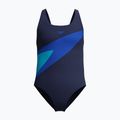Detské jednodielne plavky Speedo Hyperboom Butterfly Back peacoat/deep sapphire
