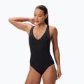 Dámske jednodielne plavky Speedo Sculpture Butterfly Back anthracite