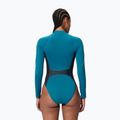 Dámske jednodielne plavky Speedo Scuba Flex Zip border blue/black 2