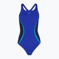 Dámske jednodielne plavky Speedo Solid Splice Medalist sapphire/peacoat