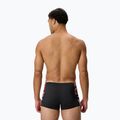Pánske plavecké boxerky Speedo Hyperboom Splice Aquashort anthracite/high risk red 2