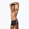Pánske plavecké boxerky Speedo Hyperboom Splice Aquashort anthracite/high risk red 3