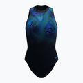 Dámske jednodielne plavky Speedo Print Hydrasuit anthracite