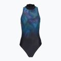 Dámske jednodielne plavky Speedo Print Hydrasuit anthracite