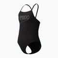 Detské jednodielne plavky Speedo Endurance+ Logo Thinstrap anthracite 3