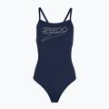Detské jednodielne plavky Speedo Endurance+ Logo Thinstrap peacoat