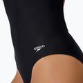 Dámske jednodielne plavky Speedo Solid EnduraSoft Turnback team black 5