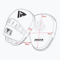 Trenérske lapy RDX Focus Pad With Strap white 6
