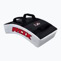 Thajský tréningový štít RDX Arm Pad Gel Kick Shield Heavy white 4