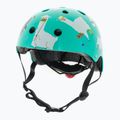 Detská cyklistická prilba Hornit Llama tyrkysová/biela