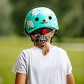 Detská cyklistická prilba Hornit Llama tyrkysová/biela 13
