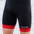 HUUB Pánske triatlonové šortky Race Tri Short black/red RCSH 4