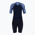 Pánsky triatlonový oblek HUUB Anemoi Aero + Flatlock čierno-modrý ANEPF