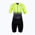Pánsky triatlonový oblek HUUB Commit Long Course Suit čierno-žltý COMLCSFY