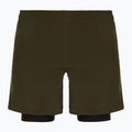 Pánske tréningové šortky FUMETSU Origins Dual Layer khaki
