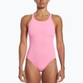 Nike Hydrastrong Solid Fastback dámske jednodielne plavky ružové NESSA001-660 4