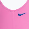 Detské jednodielne plavky Nike Multi Logo U-Back hravé ružové 4