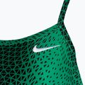 Dámske jednodielne plavky Nike Hydrastrong Delta Racerback court green 3