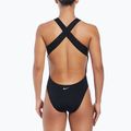 Dámske jednodielne plavky Nike Multi Logo Crossback black 3