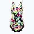 Dámske jednodielne plavky Nike Hydrastrong Multi Print Fastback rainbow