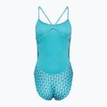 Dámske jednodielne plavky Nike Hydrastrong Multi Print Cutout blue 2