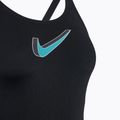 Dámske jednodielne plavky Nike Hydrastrong 3D Swoosh Fastback black 3