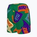 Detské plavecké šortky Nike Tossed Flags 4" Volley stadium green 2