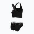 Detské dvojdielne plavky Nike Logo Tape Crossback Midkini black 2