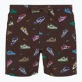 Pánske plavecké šortky Nike Multi Print 5" Volley baroque brown
