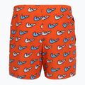 Pánske plavecké šortky Nike Multi Print 5" Volley orange blaze 2